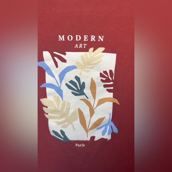 Modern Art Crop Top - Picture 2 of 4